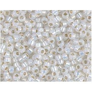Rocaille Miyuki 8/0 0551 Gilt Lined Opal x10g