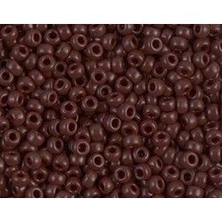 Seed beads Miyuki 8/0 0409 Opaque Chocolate x10g