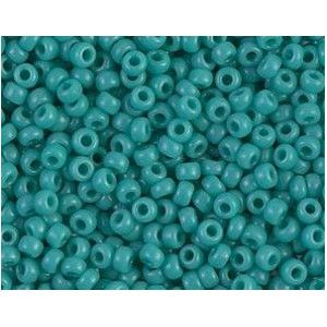 Rocaille Miyuki 8/0 0412 Opaque Turquoise Green x10g