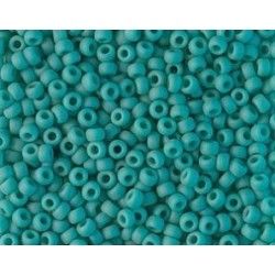 Seed beads Miyuki 8/0  412F Opaque Turquoise Green Mat x10g