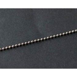 Ball chain 1.5mm Stainless Steel x1m