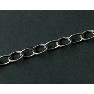 Chaîne maillon oval 6x9.10mm Acier Inoxydable x1m