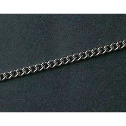 Gourmette chain 2.10x2.90mm Stainless Steel x1m