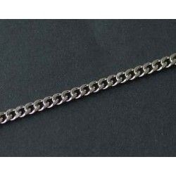 Gourmette chain 2.90x4.30mm Stainless Steel x1m