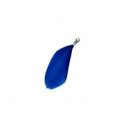 Feather 4cm ROYAL BLUE x2