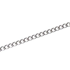 Chaîne gourmette 3.30x2.20mm ARGENTÉ x1m