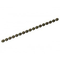 Flat ball chain 2mm BRONZE COLOR x50cm