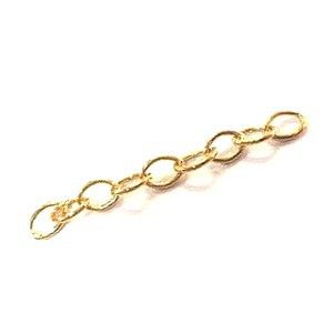Chaîne ovale maillon 7x9mm DORÉ x1m