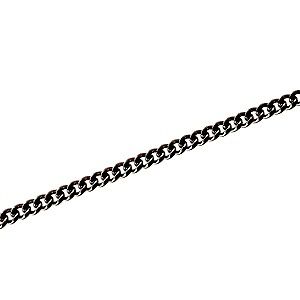 Chaîne gourmette 2.5mm ÉTAIN x1m