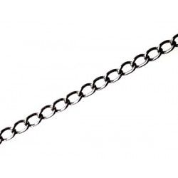Chain extended ring 4mm TIN COLOR,1 meter.