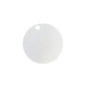 Sequin rond 15mm Argent 925