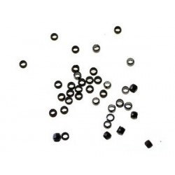 Crimp beads 0.9mm TIN TONE x100