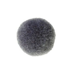 Pompon polyester 14mm GRIS x10