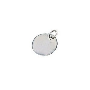 Sequin rond avec anneau 0.6mm ép. 10mm Argent 925 x1