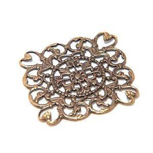 Estampe carrée 30mm LAITON