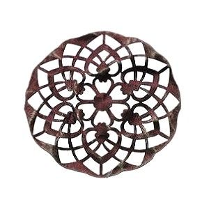 Estampe ronde 60mm CUIVRE VIEILLI