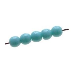 Ronde 3mm LIGHT TURQUOISE OPAQUE x30