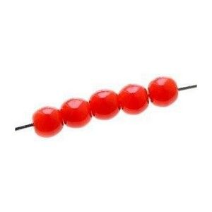 Ronde 3mm ORANGE OPAQUE x30