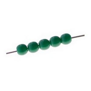 Ronde 3mm VERT JARDIN OPAQUE x30