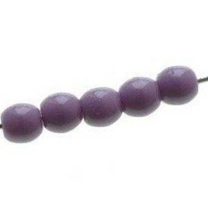 Ronde 6mm LILAS OPAQUE x10