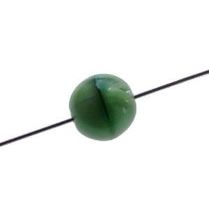 Ronde 8mm Oeil De Tigre VERT x8