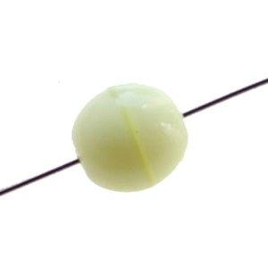 Ronde 10mm JAUNE PÂLE x4