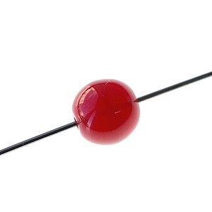 Ronde 8mm ROUGE OPAL x5