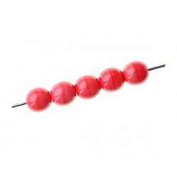 Ronde 3mm LIGHT CORAIL OPAQUE  x30