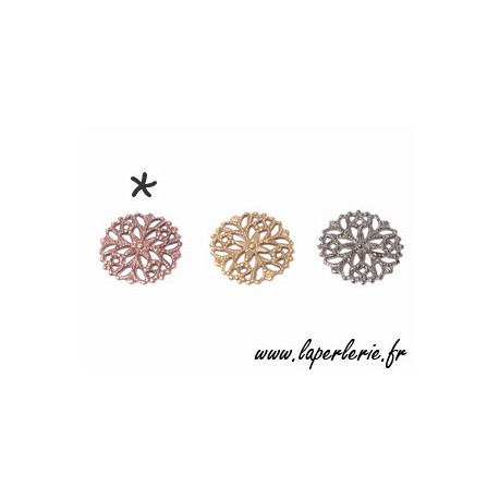 Estampe ronde d. 12 mm CUIVRE  - 1