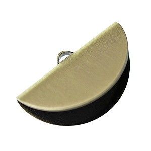 Embout demi-lune 25x14mm LAITON x1