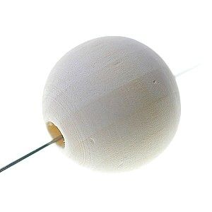 Ronde 25mm BOIS BLANC x10