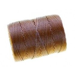 C-LON beading cord macramé ép.0.5mm 78m GOLD