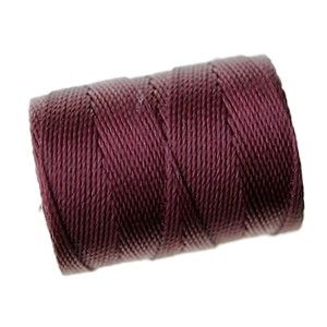 C-LON beading cord macramé ép.0.5mm 78m BLACK CURRANT