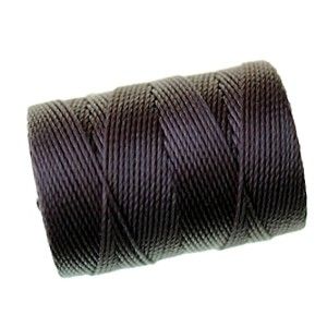 C-LON beading cord macramé ép.0.5mm 78m CHARCOAL