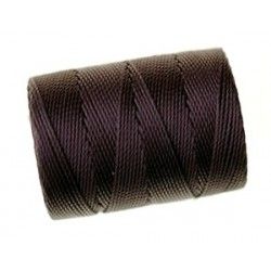 C-LON beading cord macramé ép.0.5mm 78m CHOCOLATE
