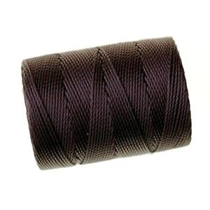 C-LON beading cord macramé ép.0.5mm 78m CHOCOLATE