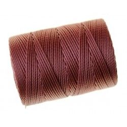 C-LON beading cord macramé ép.0.5mm 78m COPPER ROSE