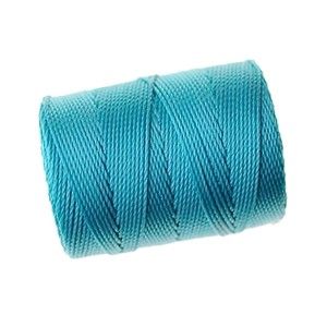 C-LON beading cord macramé ép.0.5mm 78m CYAN