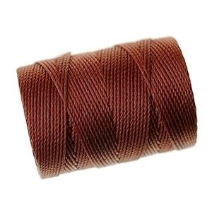 C-LON beading cord macramé ép.0.5mm 78m MAHOGANY