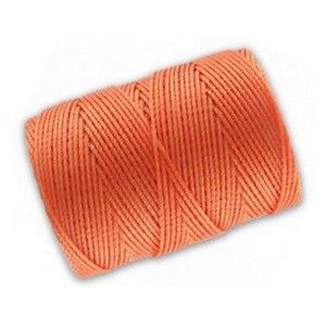 C-LON beading cord macramé ép.0.5mm 78m TANGERINE