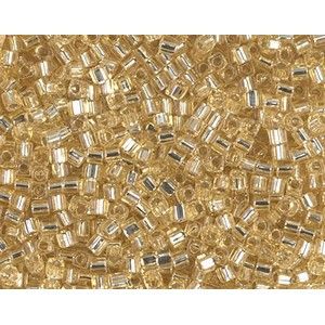 Cube Miyuki 1.8mm 03 Gold Silver Lined, les +/- 8g