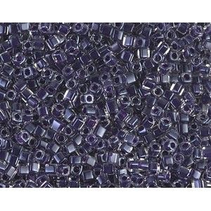 Cube Miyuki 1.8mm 223 Grape Lined Crystal, les +/- 8g