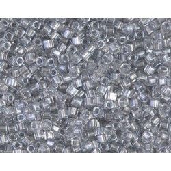 Square beads 1.8mm 242 Crystal Silver Inside Color L, + or - 8g