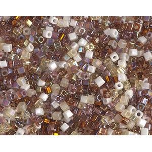 Cube Miyuki 1.8mm Mix 02 Brown/L. Brown, les +/- 8g