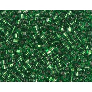 Cube Miyuki 1.8mm 16 Green Silver Lined, les +/- 8g