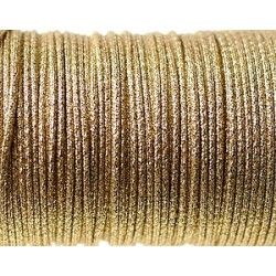 Polyester thread look metallic GOLD COLOR x1m
