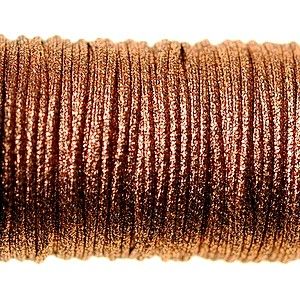 Fil polyester aspect métallisé CUIVRÉ x1m