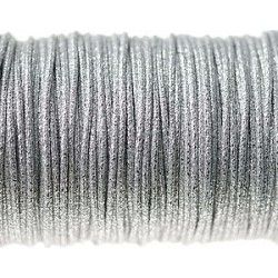Polyester thread look metallic SILVER COLOR x1m