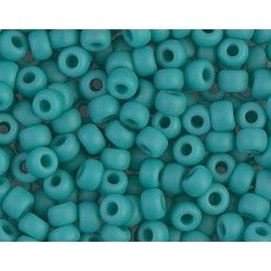 Seed beads Miyuki 6/0 412F Matte Opaque Turquoise Green x10g