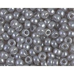 Seed beads Miyuki 6/0 526 Silver Gray Ceylon x10g